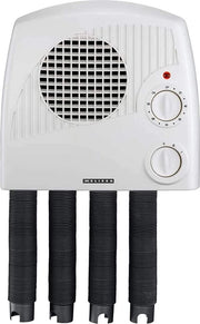 Scolmatore elettrico con cover e timer - per 2 pair di scarpe e guanti - bianco