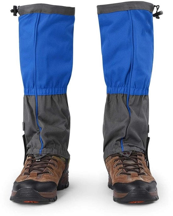 Gaiters Acqua-Resistenti - 2 Pezzi - Impermeabili al Vento - Tela di Oxford di Alta Qualità - Protezione contro la Pioggia/Mulina - Corda Regolabile - Protezioni Cosce