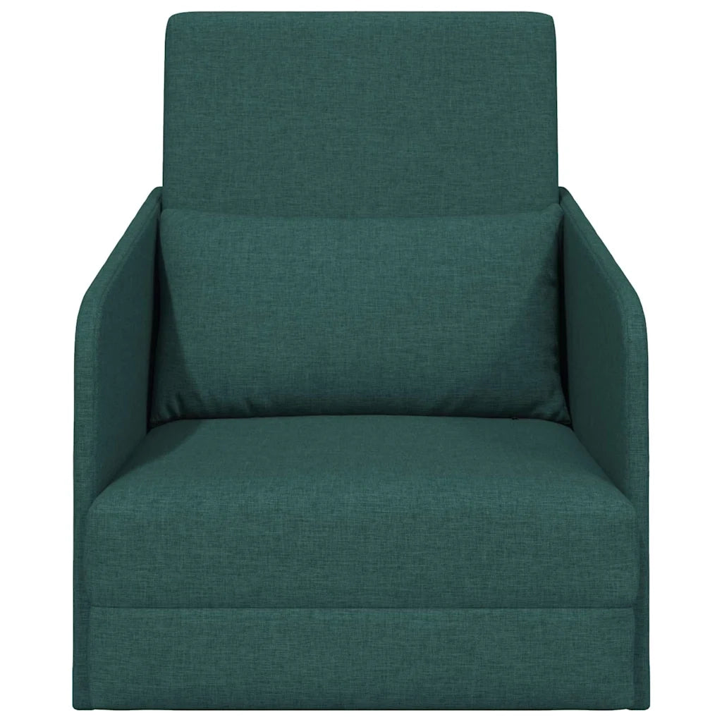 Divano letto-Sofa Letto-Daybed Verde Scuro 65 x 80 x 83 cm Tessuto