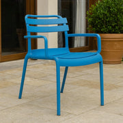 POLTRONA RACHELE 64X74XH80CM BLU.