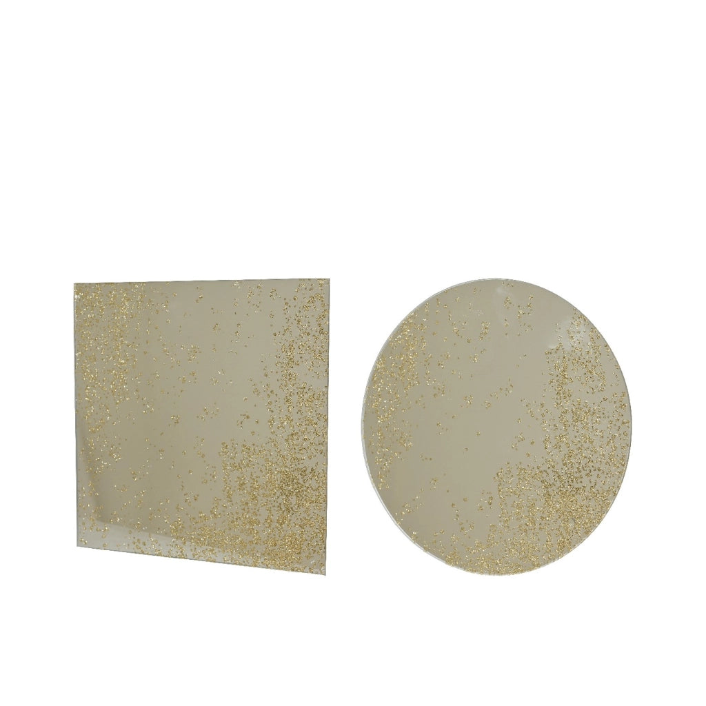 Piatto vt oro tondo/quadro 20cm