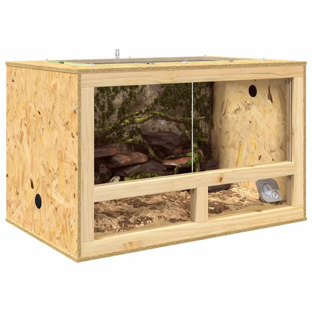 Terrario Marrone 80 x 50 x 50 cm OSB 876729