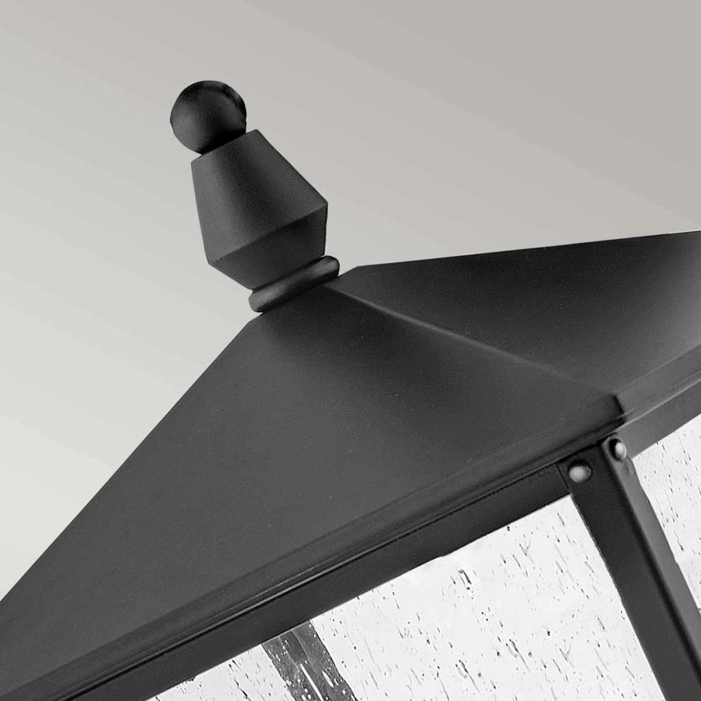 Lampada esterno a colonna nera Hinkley Huntersfield E14 2x40W