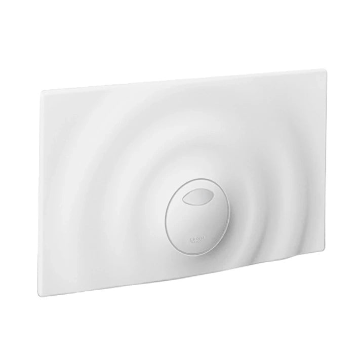 Placca per cassetta Dual Flush Bianca