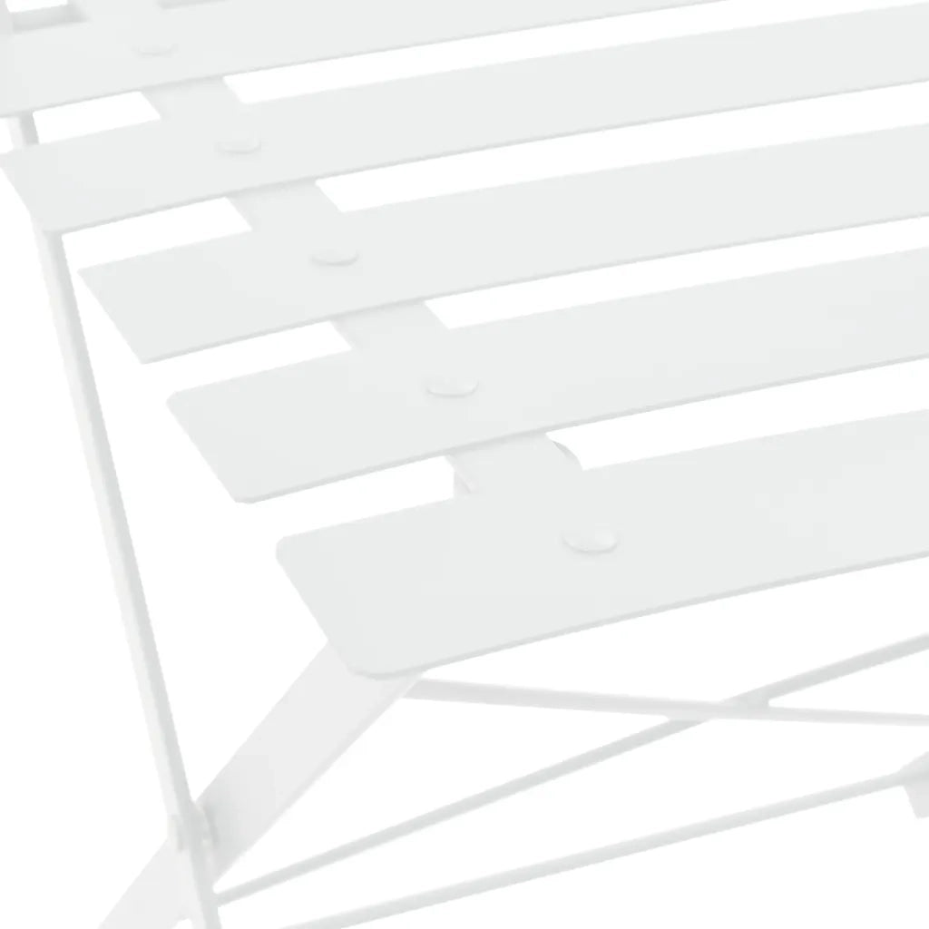 Set da Bistrot 3 pz in Acciaio Bianco 44357