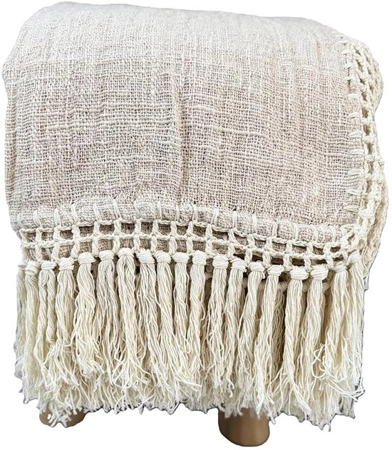 Dipinto decorativo - cotone - beige - 210 x 130 cm