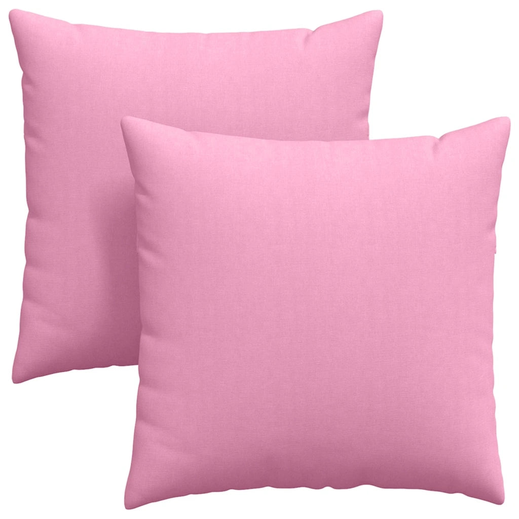 Cuscini da Divano 2 pcs Rosa 80 x 80 cm Tessuto 42014055
