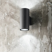 Applique Esterno Moderna Quarondo Alluminio Antracite 2 Gu10 Ip65