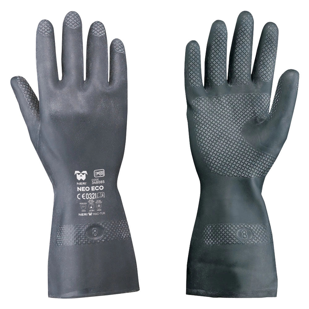 GUANTI NEOPRENE 'NEO ECO' M- 12 coppia  - NERI