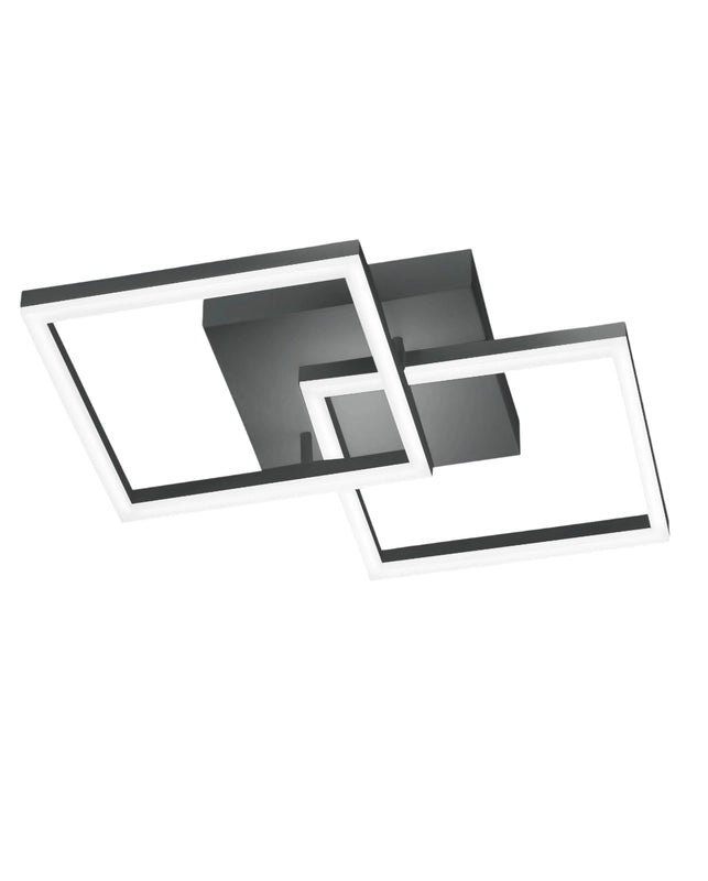 Plafoniera BARD a led moderna 39W Antracite 3394-29-282 Fabas Luce