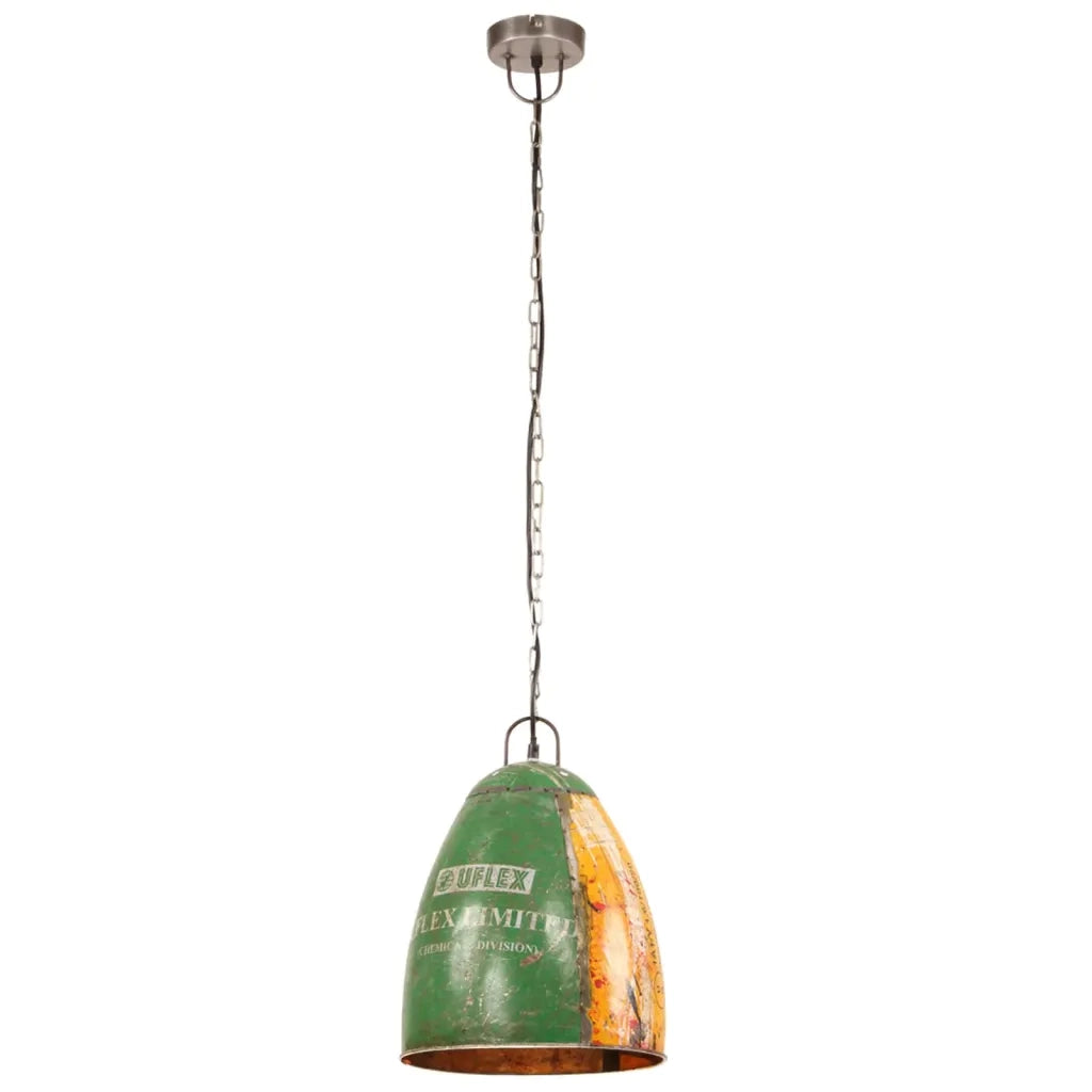 Lampada Sospesa Industriale 25 W Multicolore Rotonda 32 cm E27 344400