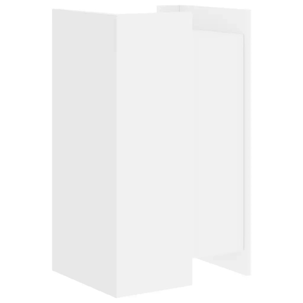 Credenza Bianca 45x35x75 cm in Legno Multistrato 848395