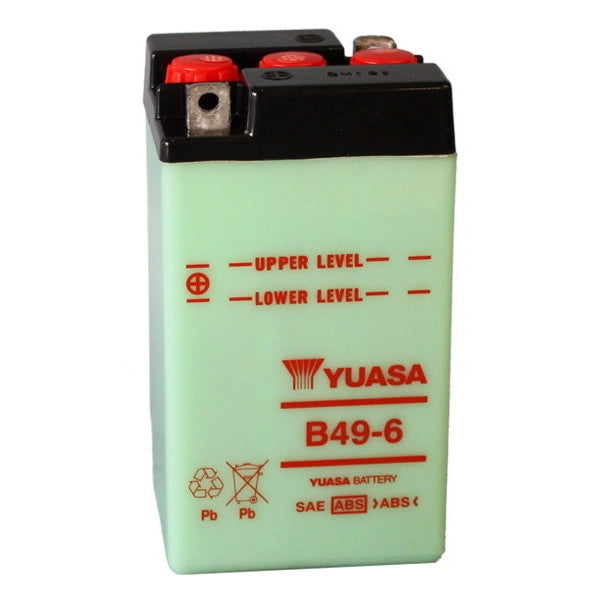 BATTERIA YUASA B49-6 6V 8 Ah