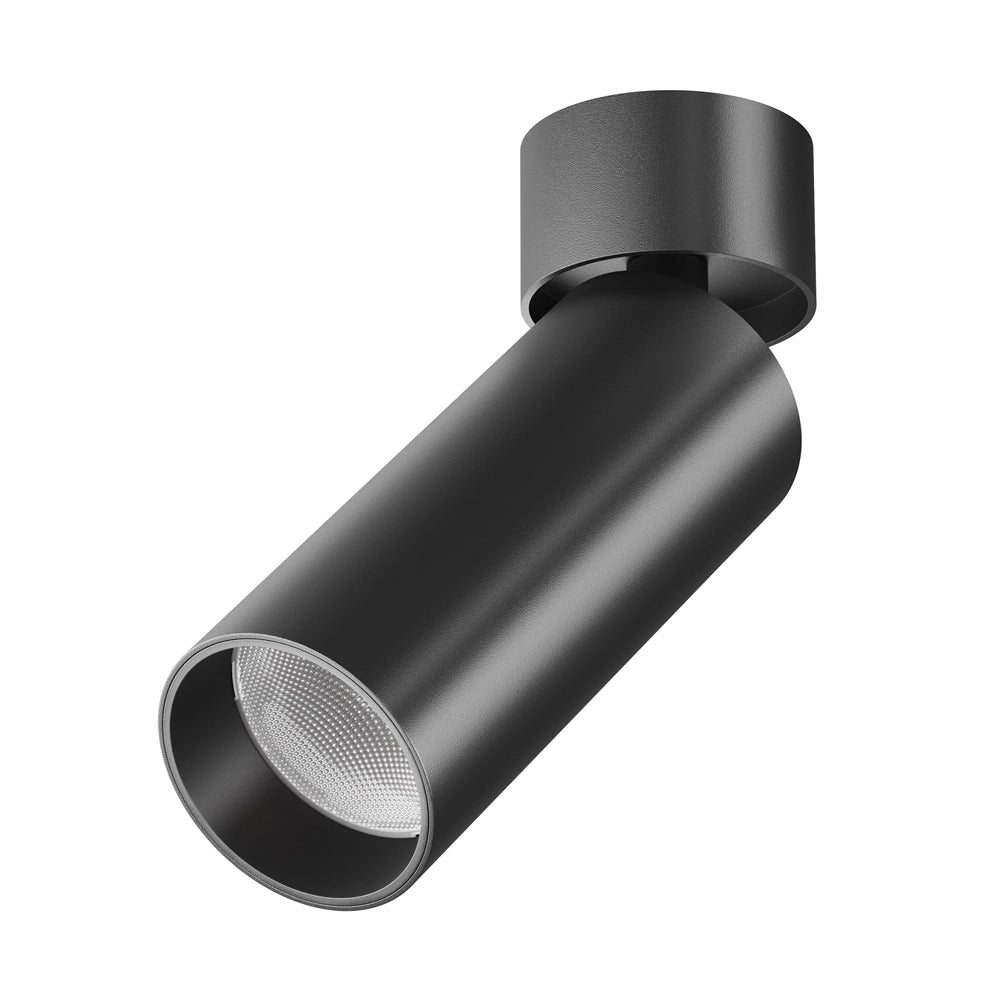Maytoni Focus LED plafoniera nera 12W 3000K dimmer