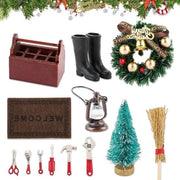 Accessori per Porta Gnomi Miniatura in HTML - Richiesta di Contenuto per Set di Natale.