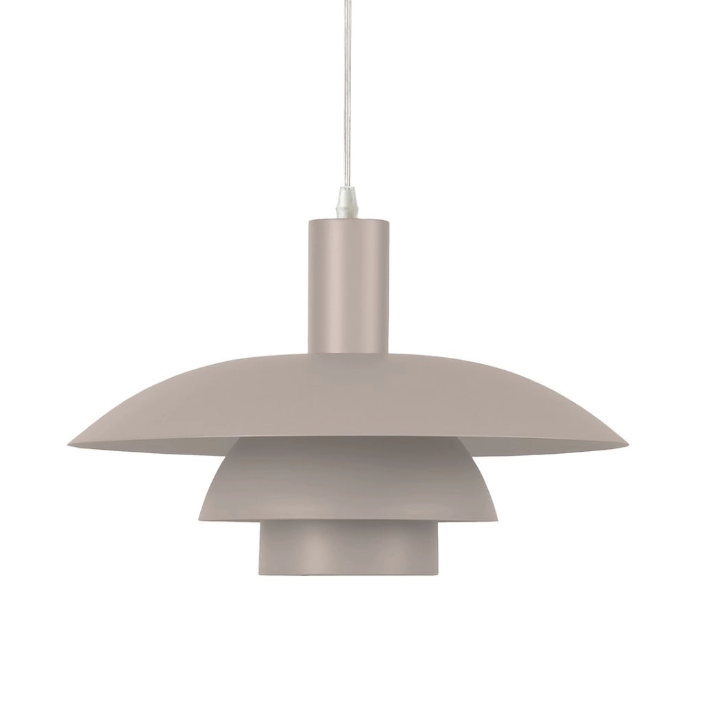 Lampada a sospensione FERRO cashmere triplo E27 Milagro