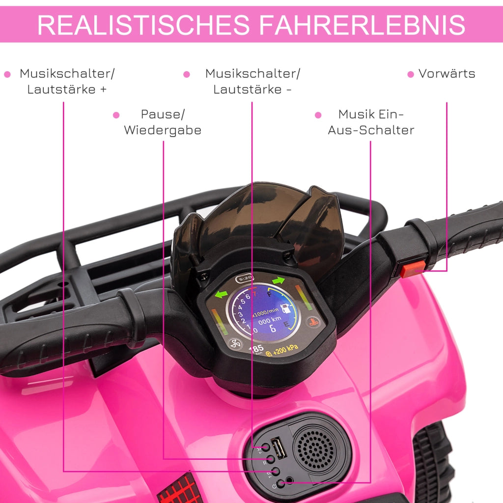 Quad Elettrico per Bambini ¨C Minimal ¨C Rosa