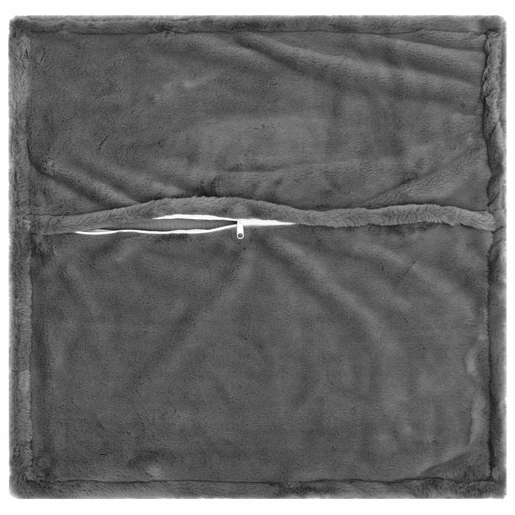 Federa 2 pcs HOUTEN Grigio Scuro 50 x 50 cm 919372