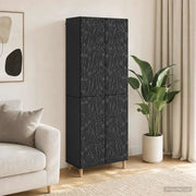 Set di armadi 2 pcs Nero Legno ingegnerizzato 3416701