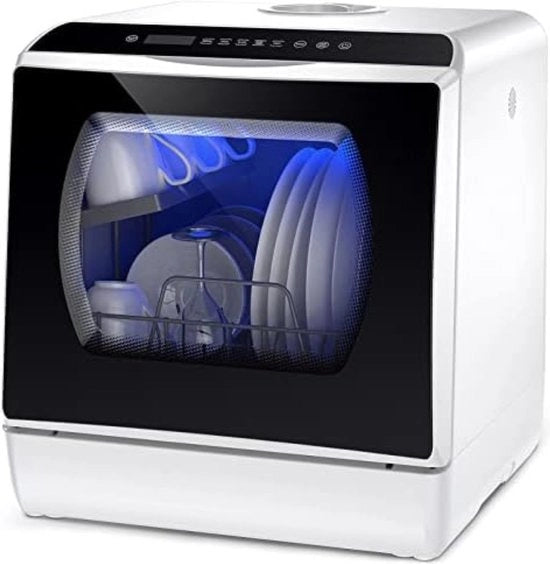 Lavastovigevole mini - Lavastovigevole sottile - Lavastovigevole compatta - Lavastovigevole piccola - 42,82 x 42,54 x 45,84 cm - 12 kg - 5 litri - Bianco