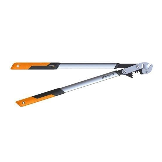 Fiskars 1020189 PowerGear X Troncarami a Incudine Taglio fino a 5,5 cm Lunghezza 800 mm colore Nero Arancione