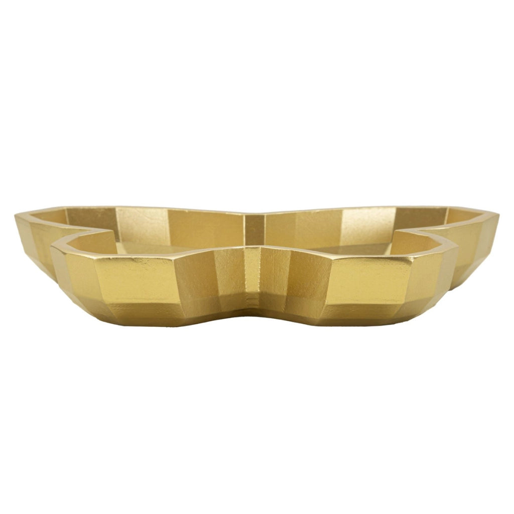 Vassoio Farfalla, Oro, Poliresina, 3x20,5x17,5 cm