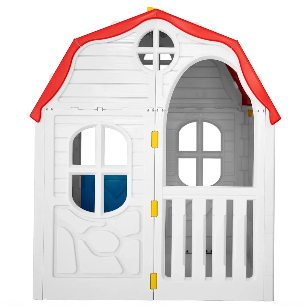Casetta per Bambini Pieghevole con Porta e Finestre 92577