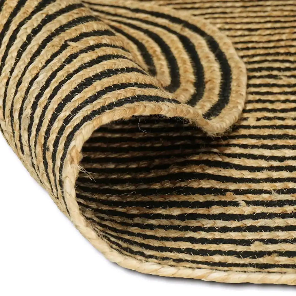 Tappeti per area Naturale e Nero 152 x 245 cm Juta 42010769