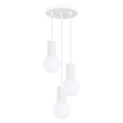 Lampada a sospensione HALO 3P bianco