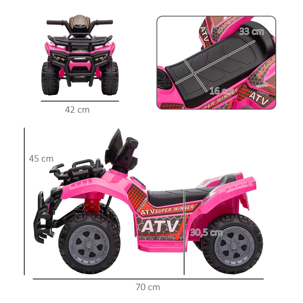 Quad Elettrico per Bambini ¨C Minimal ¨C Rosa