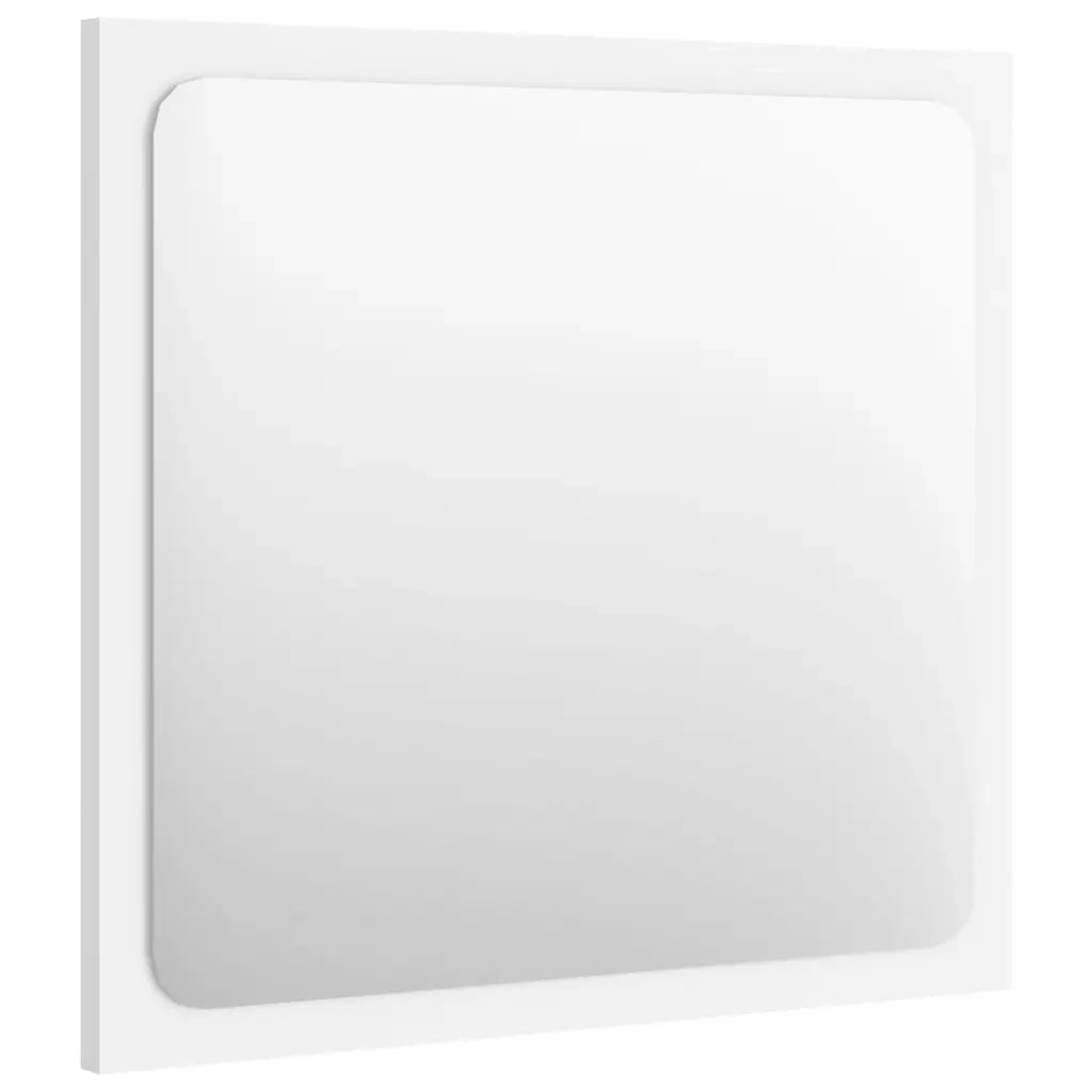Set Mobili da Bagno Bianco in Legno Multistrato 3070856