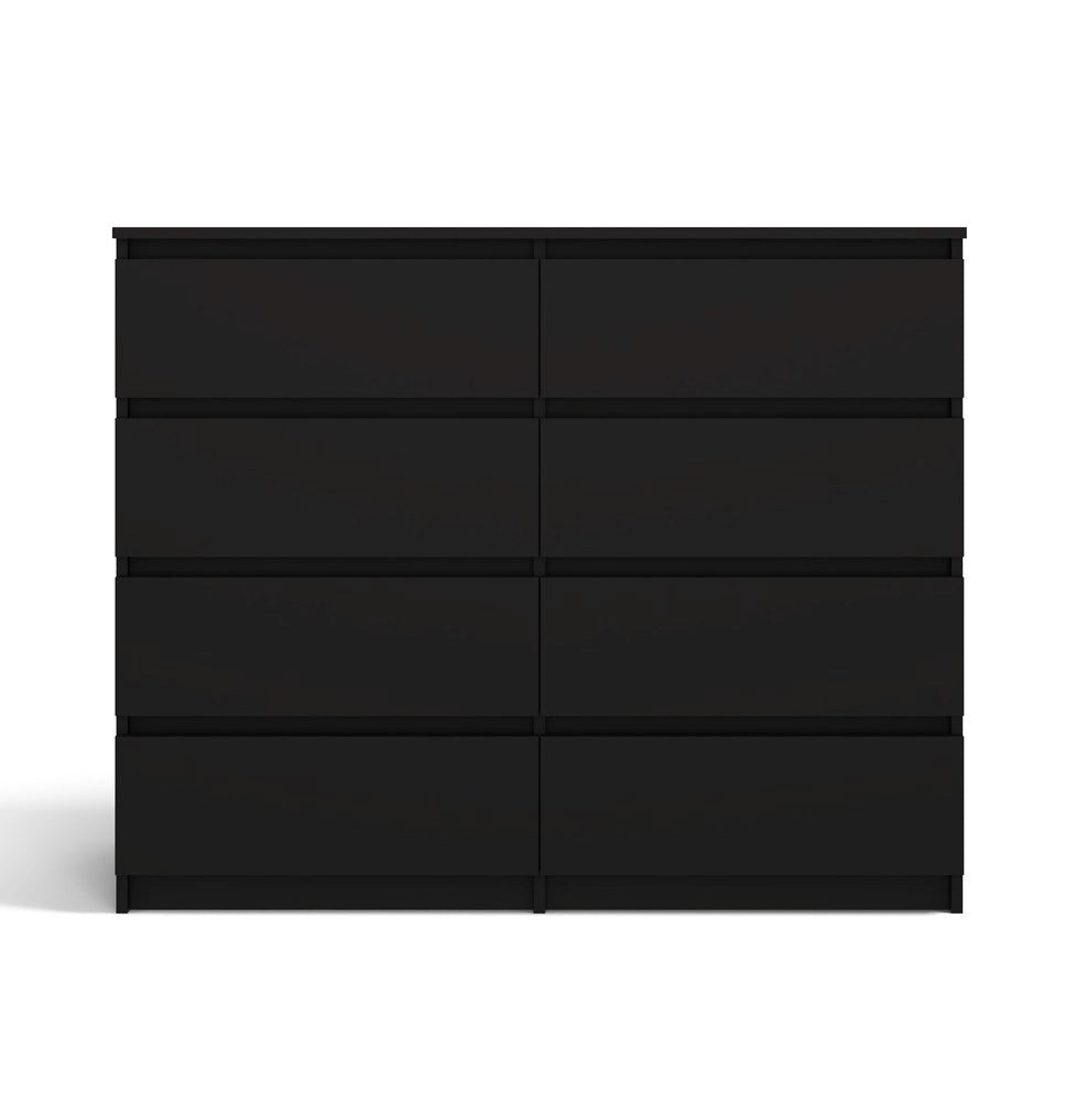 Cassettiera MALWA M8/120 nero per camera e soggiorno
