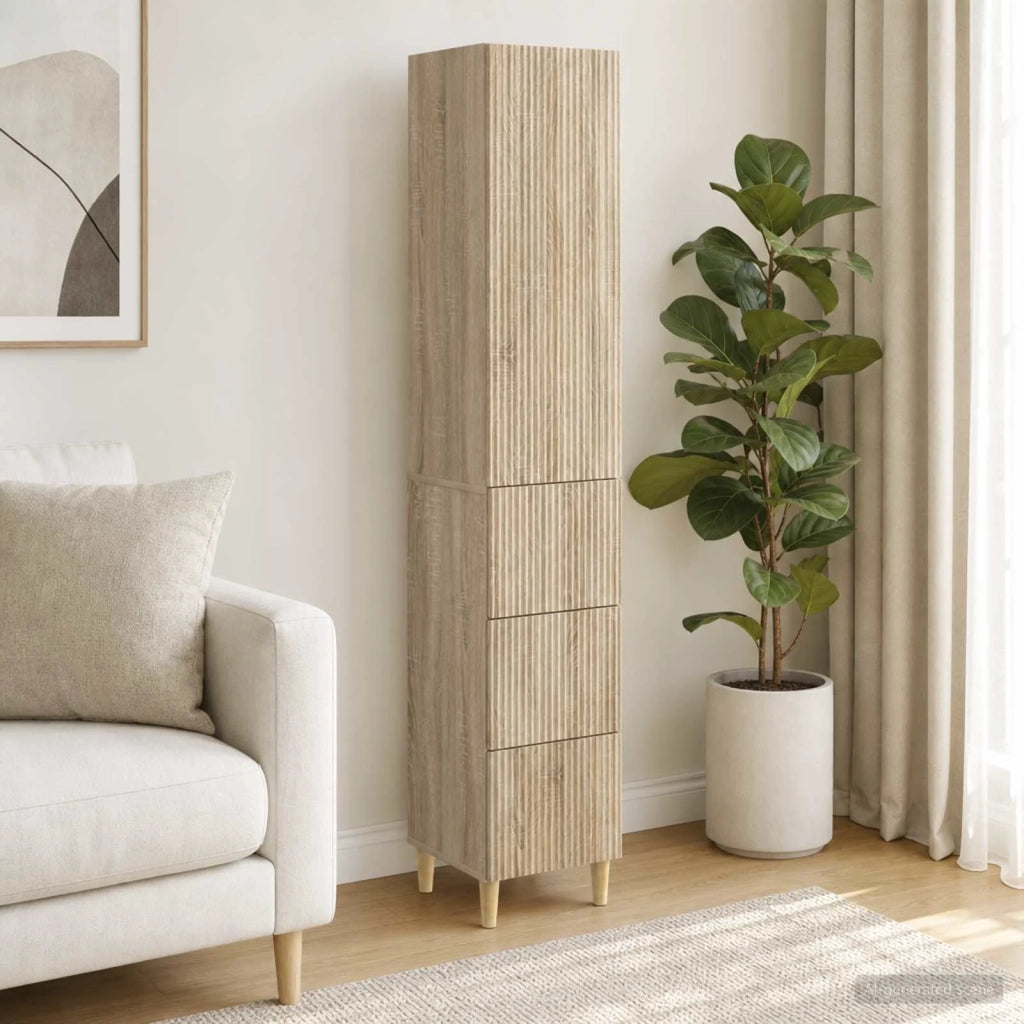 Set di armadi 2 pcs 33 x 34,5 x 90 cm Legno ingegnerizzato 3416567