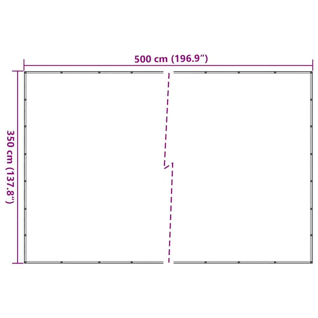 Rete per Container in HDPE 3,5x5 m Nera 145000