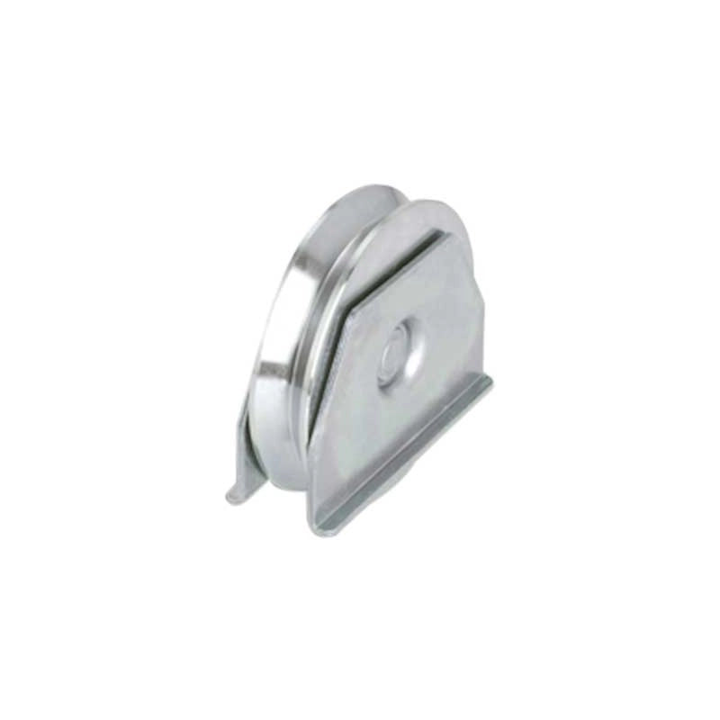 RUOTA CON SUPPORTO LATERALE PER CANCELLI GOLA Y 100 mm