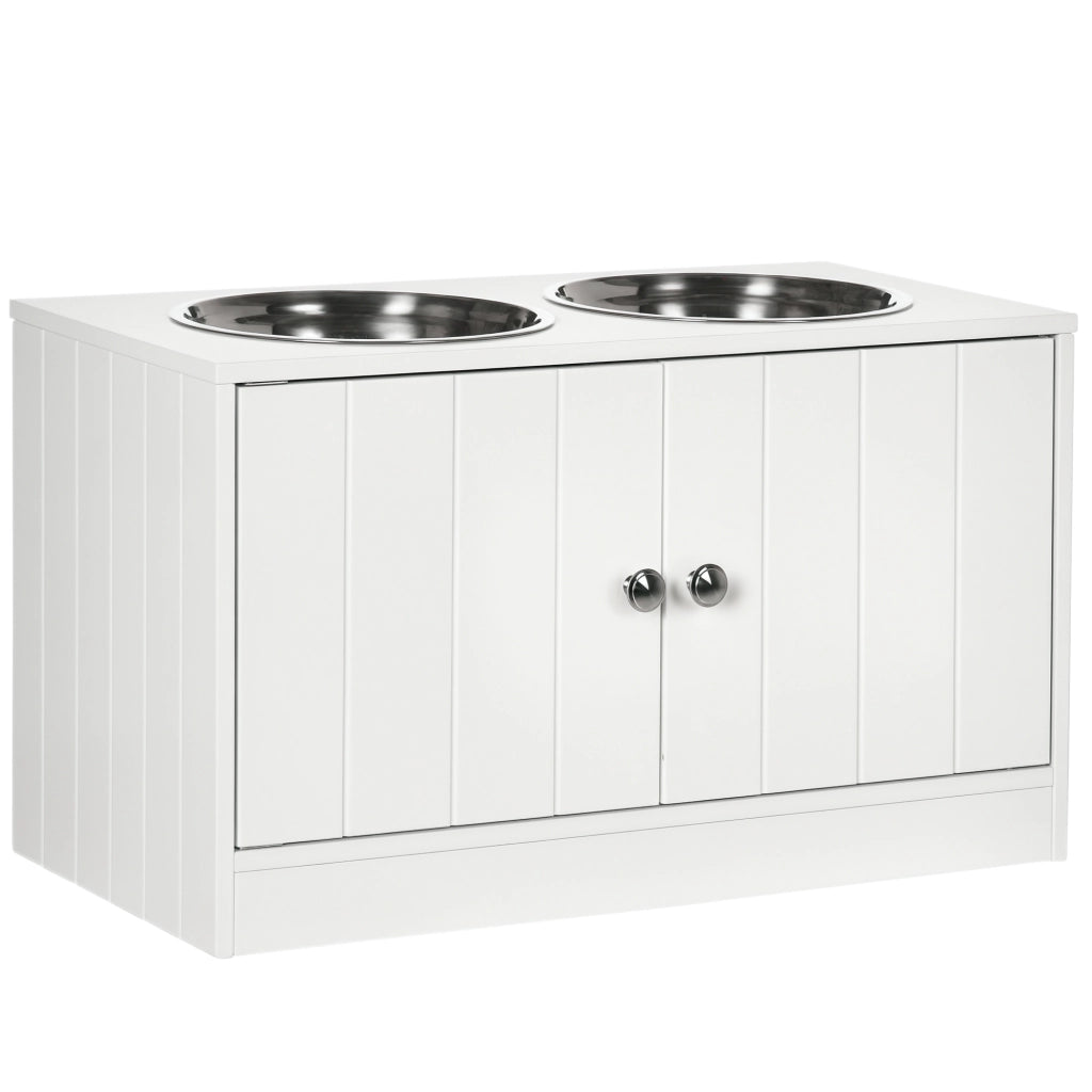 Armadio per cane con dispenser ¨C Minimal ¨C bianco 60x30x36 cm