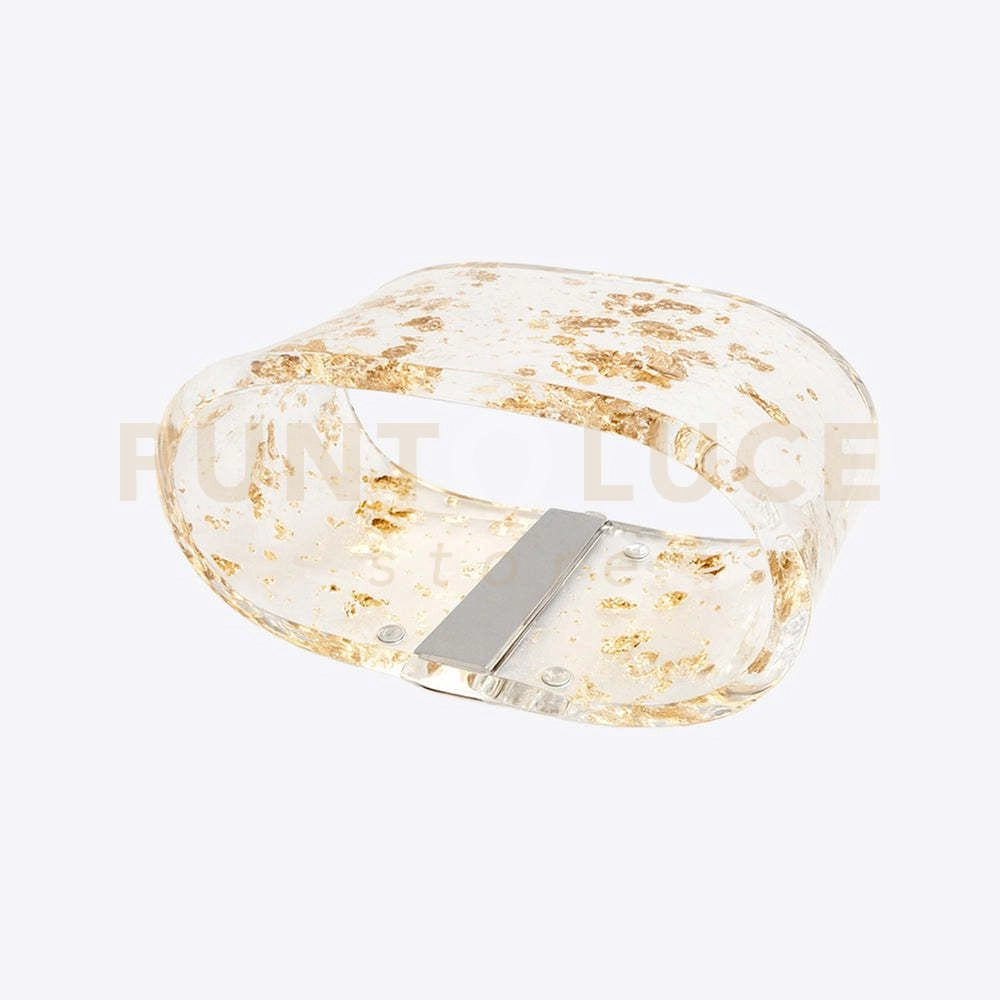 LAMPADA PICCOLA FUTURE LED 4200°K / 24 Volt - 12 W/Mt IN CRISTALLO ACRILICO TRASPARENTE E BRONZO