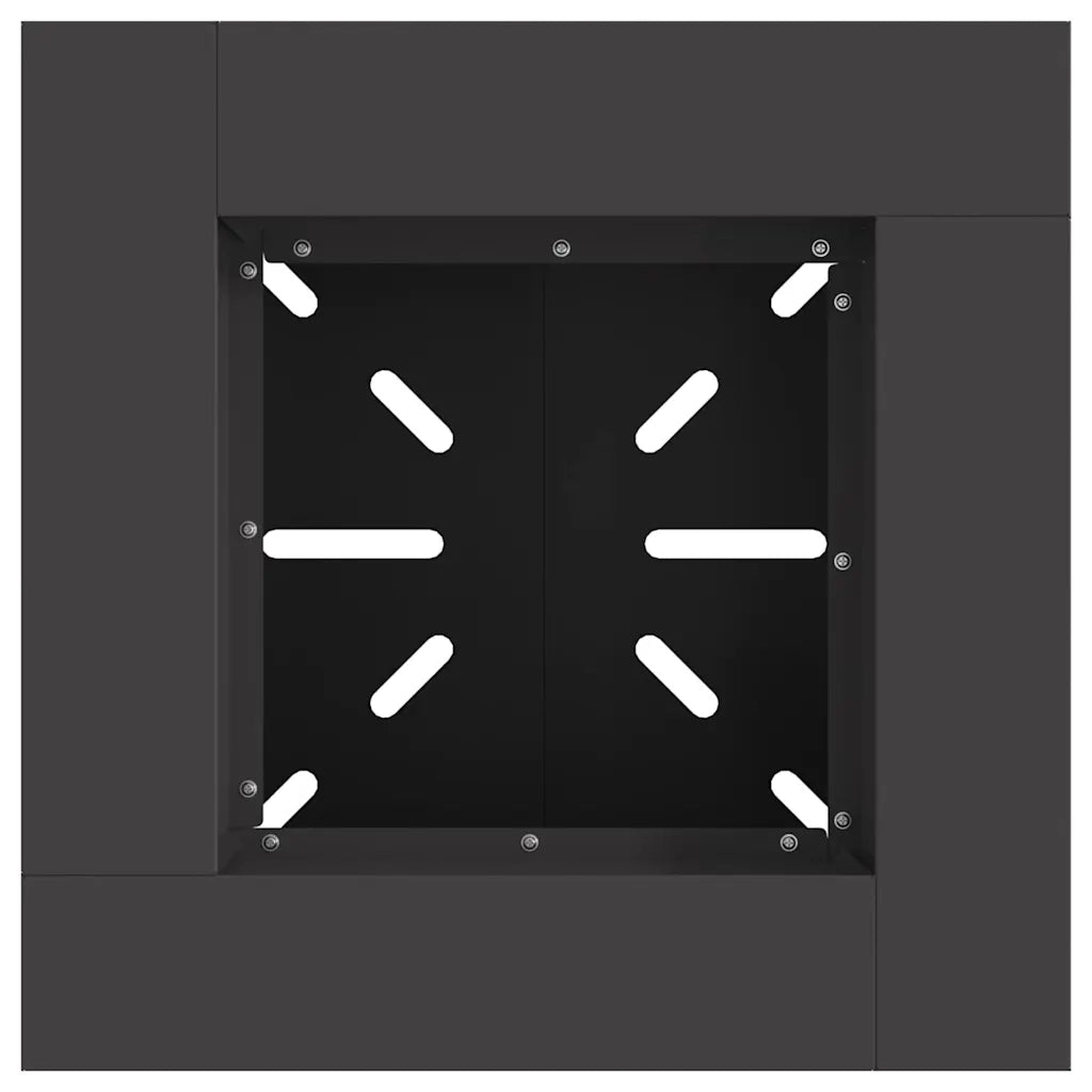 Focolare Nero 48 x 48 x 40 cm Acciaio CFW2204455