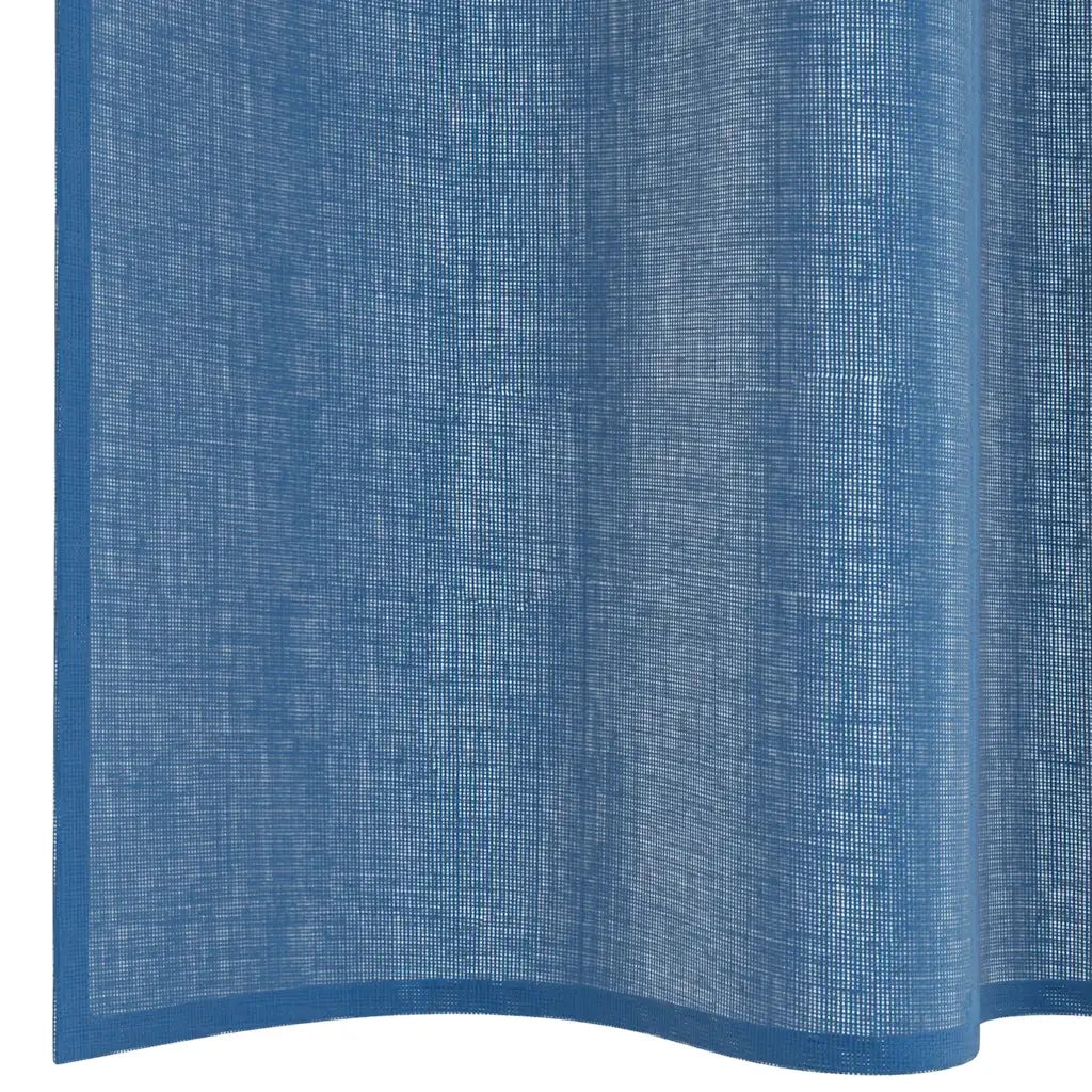 Tende in Voile con Tasche per Aste 2 pz Blu Reale 4102213