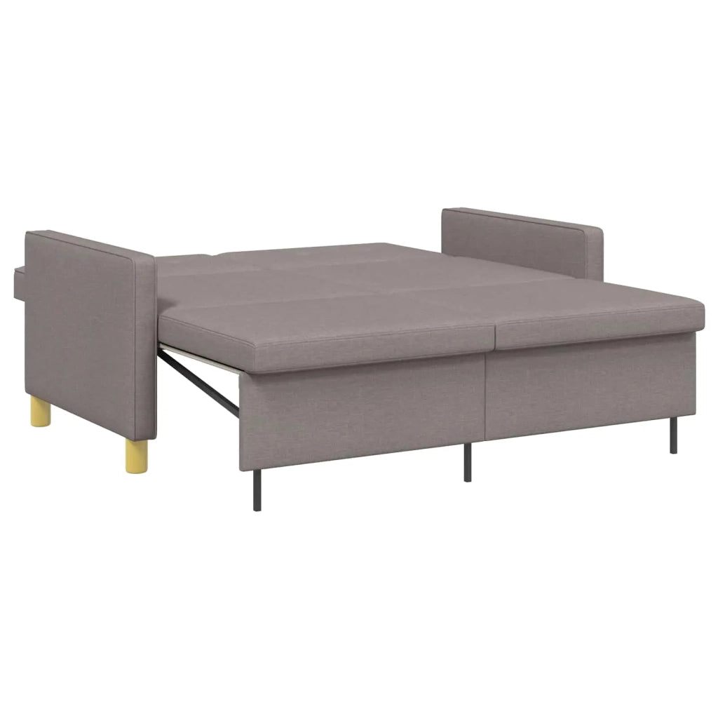 Divano Letto Estraibile Tortora Tessuto 42033344