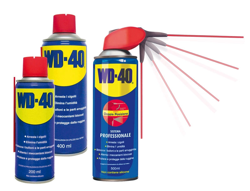 SPRAY LUBRIFICANTE WD-40  ml. 200 (in display) 36.00 pz