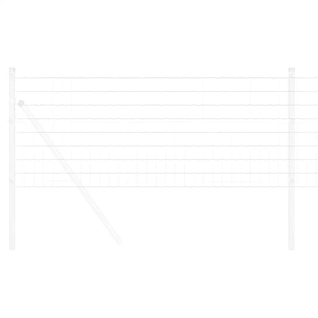 Recinzione da Giardino | Recinzione Euro 0,8 x 25 m Ferro rivestito in PVC