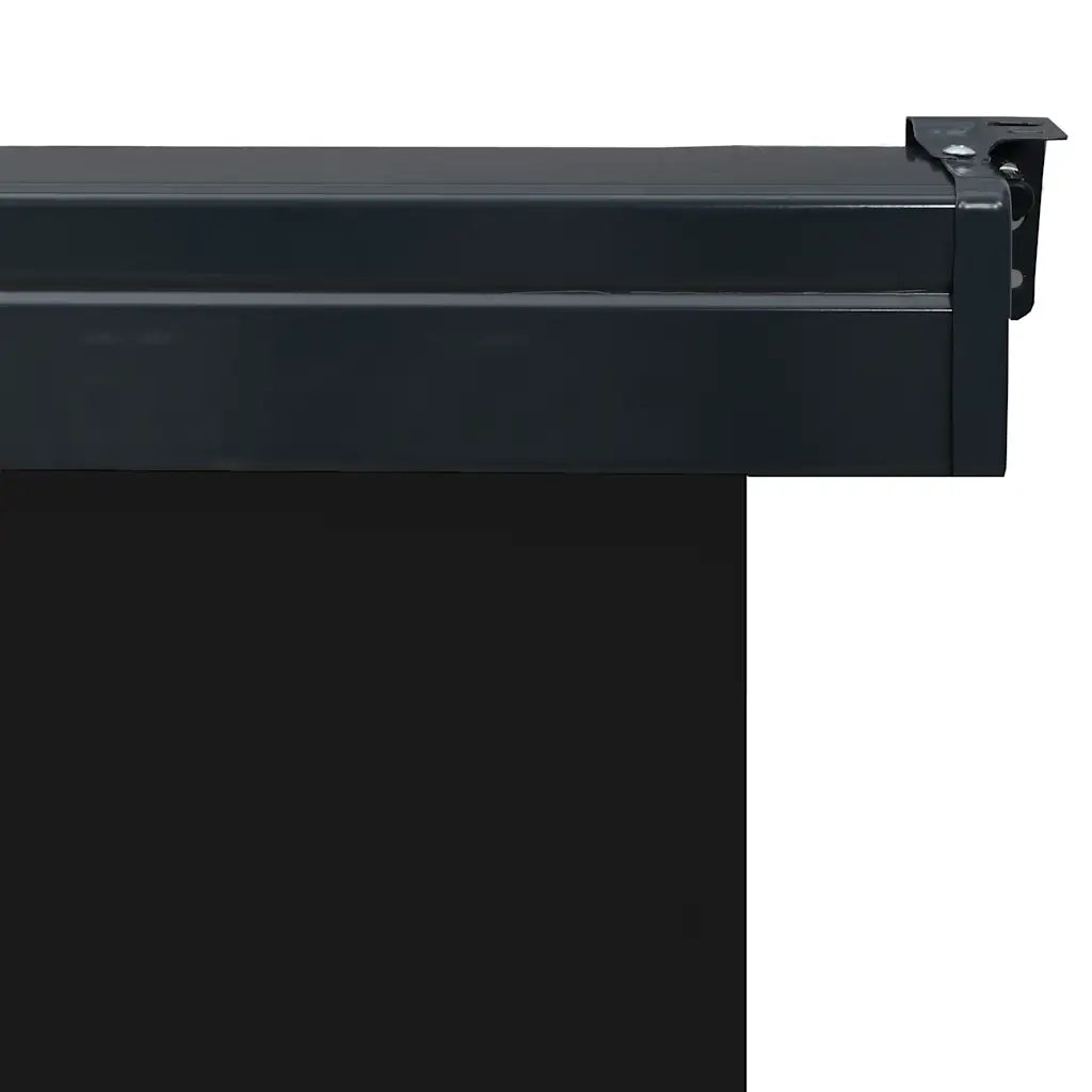 Tendalino Laterale per Balcone-Tenda da Sole Laterale per Patio 85x250 cm Nero