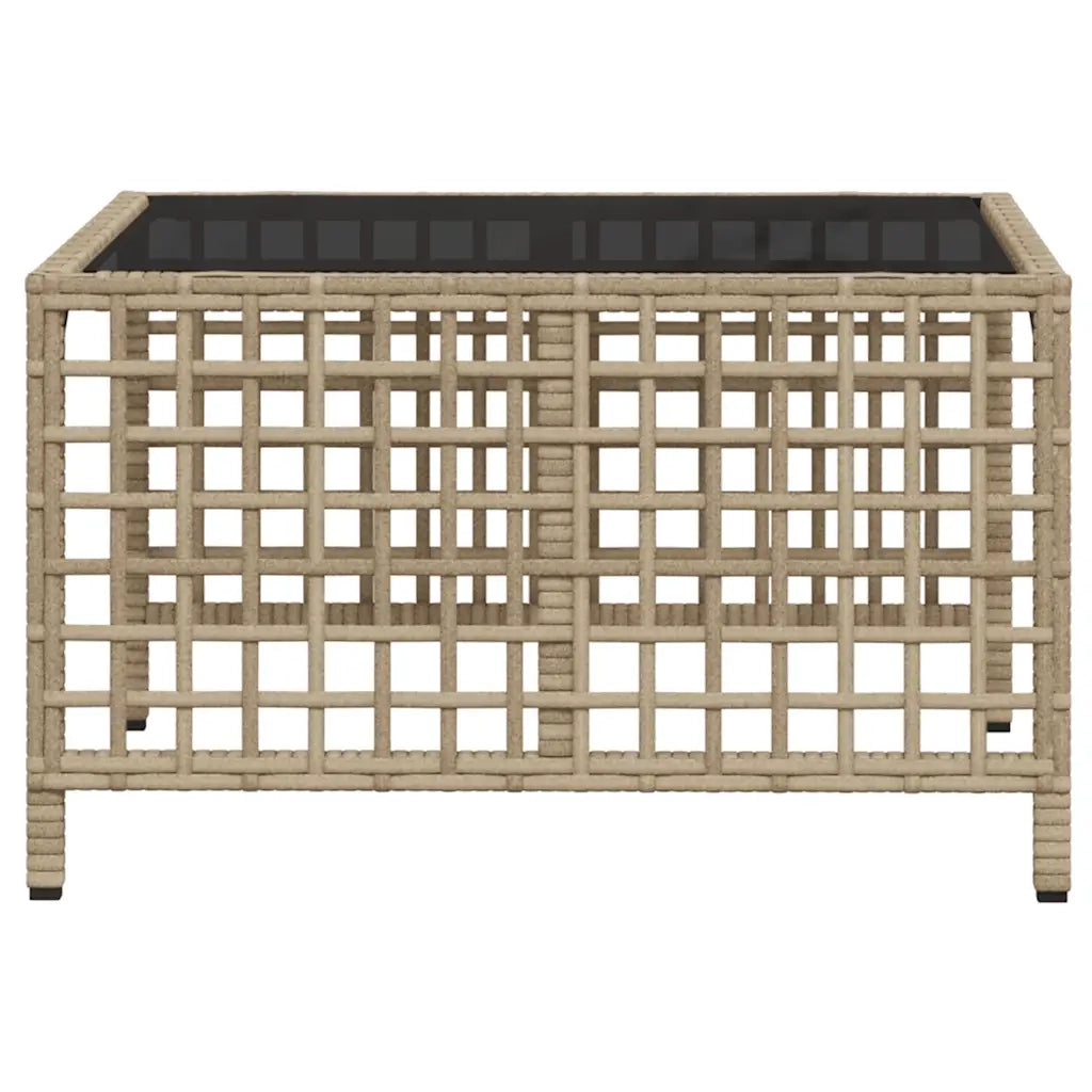 Set Divano ad Angolo 3 pz | Set Salotto da Giardino con Cuscini Beige in Polyrattan