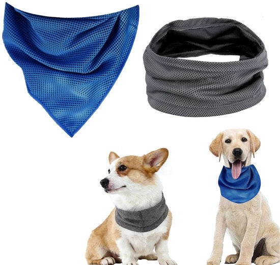 Cintura rinfrescante per cani, unico pezzo, bandana raffreddante leggera per cani per passeggiata, parco, spiaggia, uso all'aperto