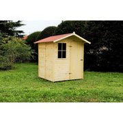 Casetta in legno per esterni con pavimento, perline spessore 16mm  mod. C160/2