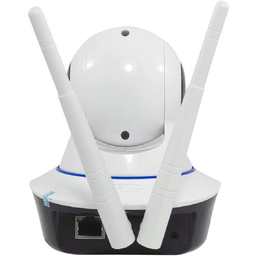 Trade Shop - Telecamera Ip 2 Antenne Camera Hd 720p Wireless Led Ir Lan Motorizzata Internet -