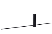 Applique Lucide Segin LED 10W 2700K nera in alluminio