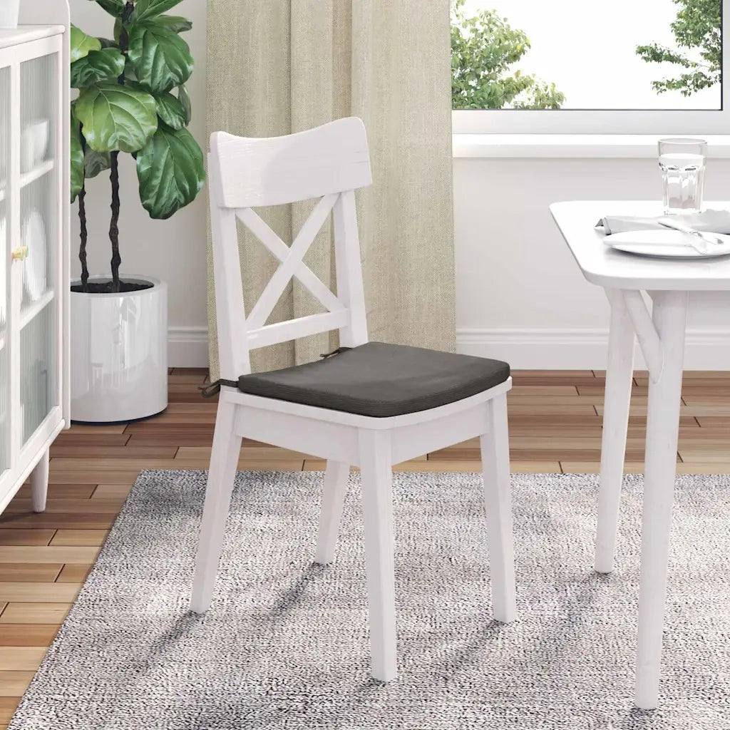Cuscini per Seduta 4 pcs Grigio chiaro 40 x 40 x 3 cm 42015224