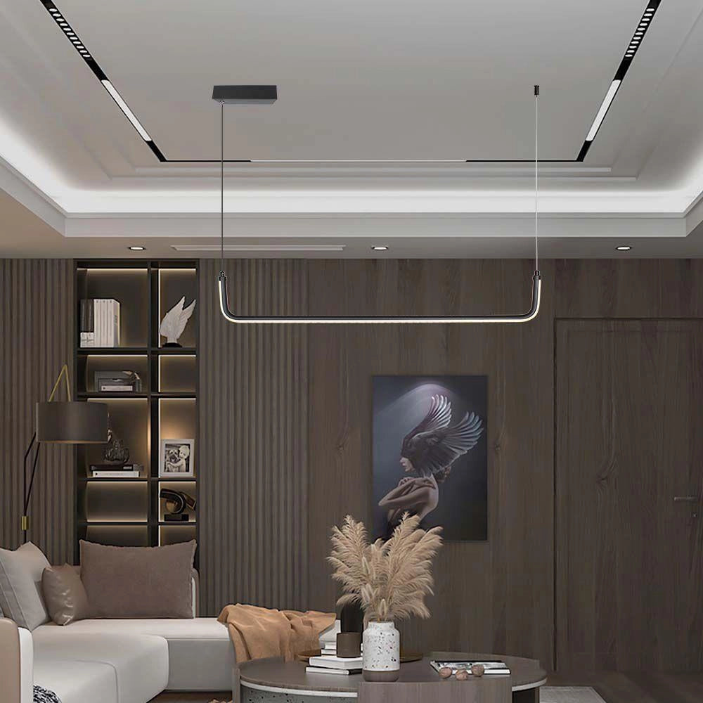 Lampada a sospensione LED lineare nera V-TAC VT-7769